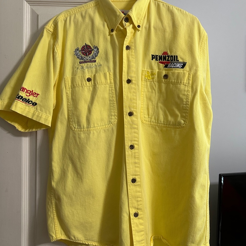 Penzoil Racing / Dale Earnhardt Inc button down crew shirt - medium